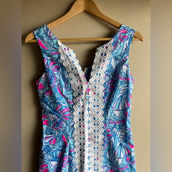 Lilly Pulitzer 20th Anniversary Collection Women’s mini Floral Dress Size 4 - Picture 2 of 11